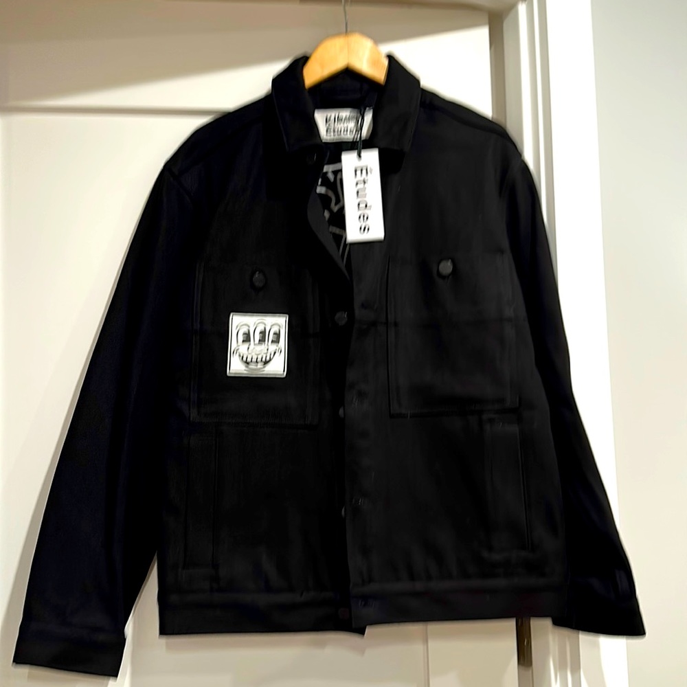 Etudes x Keith Haring Black Denim Jacket